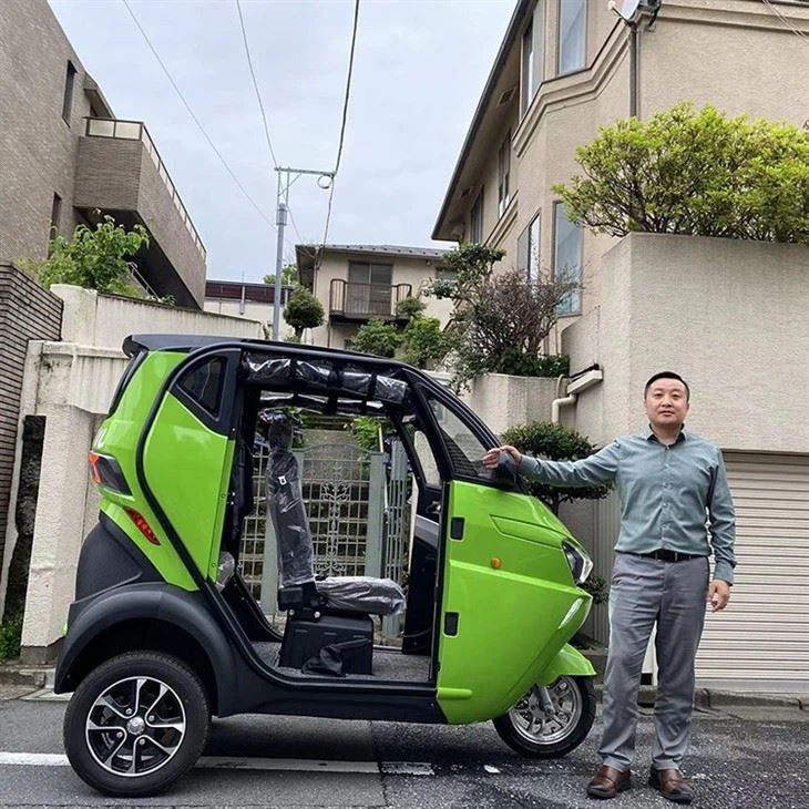 2 Seats Electric Tricycle, CE 3 Wheels Auto Motorcycle Tuktuk
