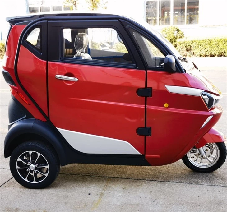 Enclosed Cabin Type L2e Electric Motor Tricycle