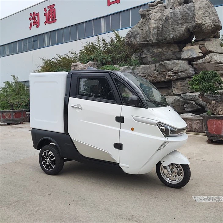 L5e China Pedal Cargo Tricycle New Energy Electric Delivery Vehicle With Van Box For Sale