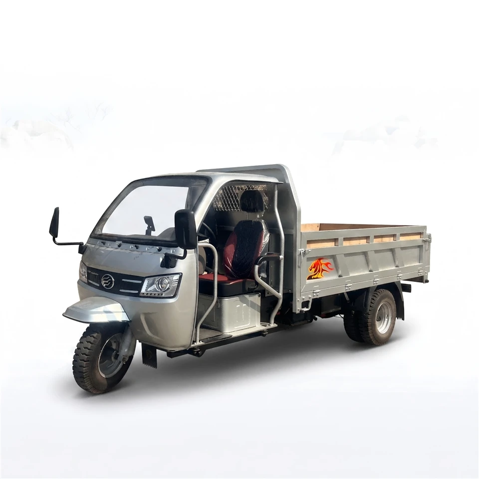 3 Wheel Motorcycle, Gasoline Cargo Gear Wheel Tricycle Heavy-Duty Loading Agricultural Three-Wheel Pickup Vehicle For Sale