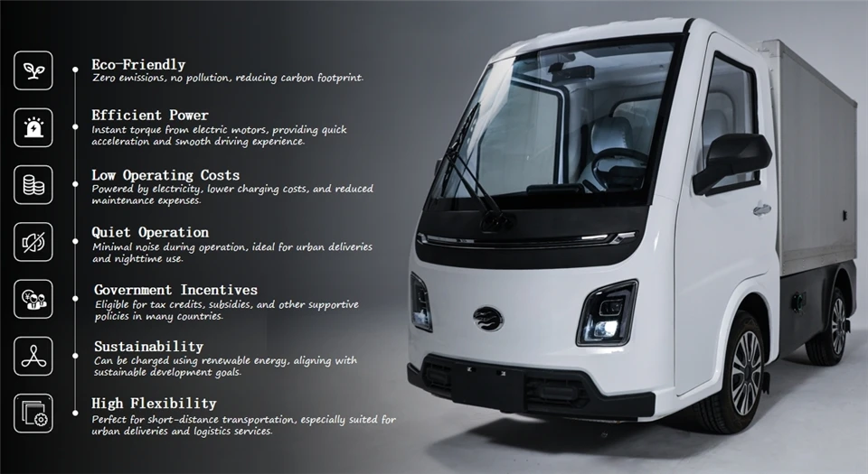 High-Quality Electric Cargo Trucks F Europe EEC Electric Freight Trucks