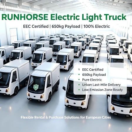 Runhorse Utility Electric Vehicle Lower Downtime Higher ROI: The Ultimate Electric Rental Fleet Solution