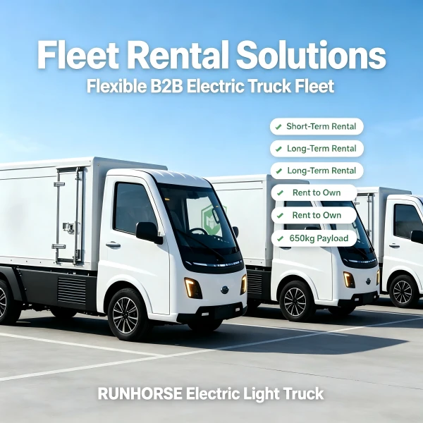 Runhorse Utility Electric Vehicle Lower Downtime Higher ROI: The Ultimate Electric Rental Fleet Solution suppliers